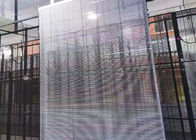 SMD2020 75% Permeability Outdoor Transparent Led Screen With Aluminum Cabinet