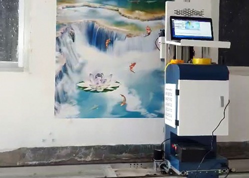Alloy Profile 24m2/H SSV-S3 Automatic Wall Inkjet Printer