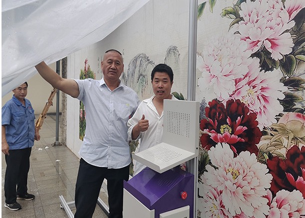 CMYK CE Shervin Vertical Wall Painting Machine