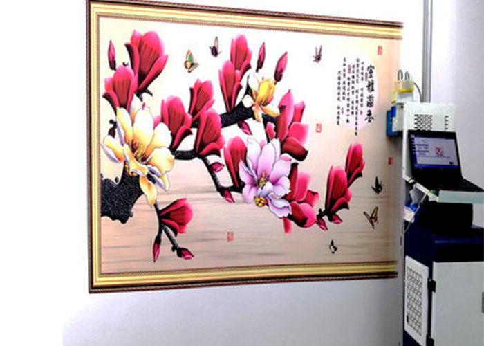 24㎡/H 720X1080DPI CMYK Vertical Wall Painting Machine