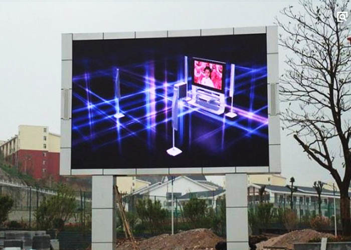 High Brightness Outdoor Advertising Led Screen With 960x960mm Waterproof Panel
